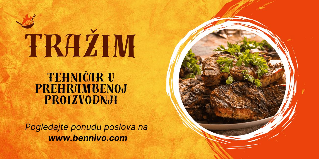 Tražim posao – Tehničar u prehrambenoj proizvodnji