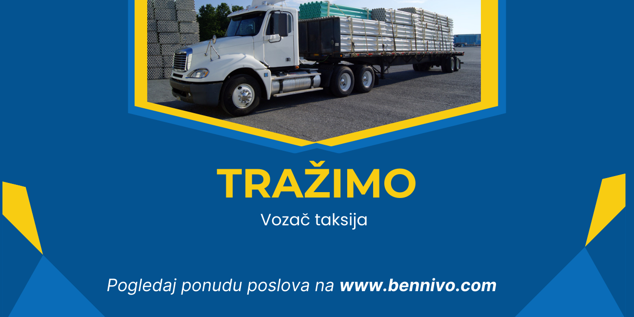 Tražim posao – Vozač taksija