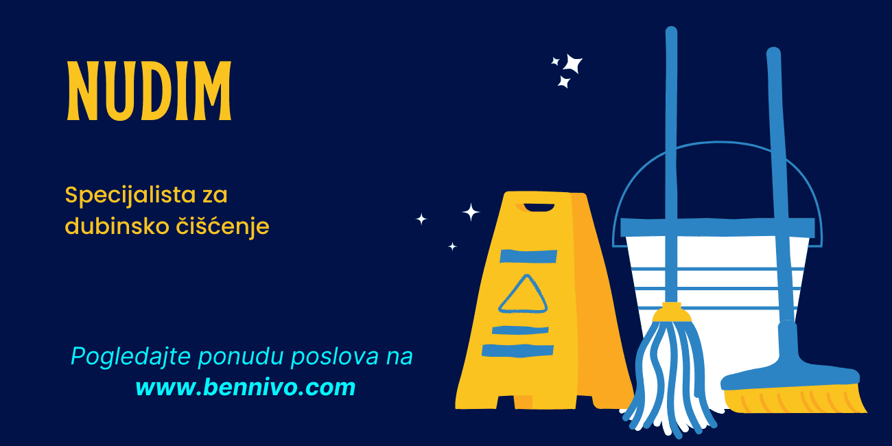 Nudim posao – Specijalista za dubinsko čišćenje