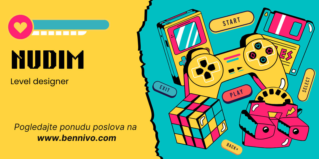 Nudim posao – Level Designer