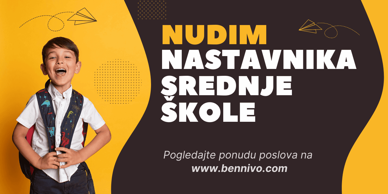 Nudim nastavnika srednje škole